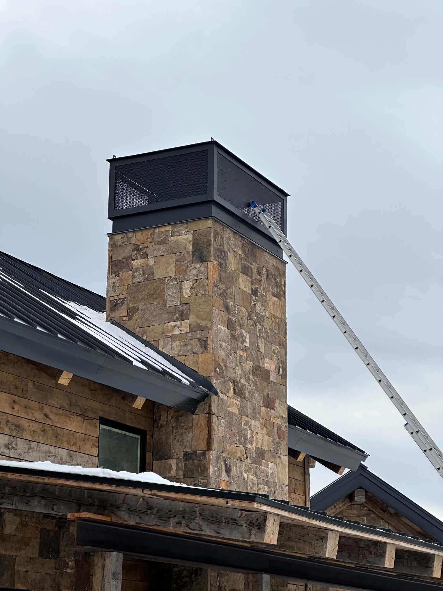 Chimney Enclosure by Montrose Metal Works