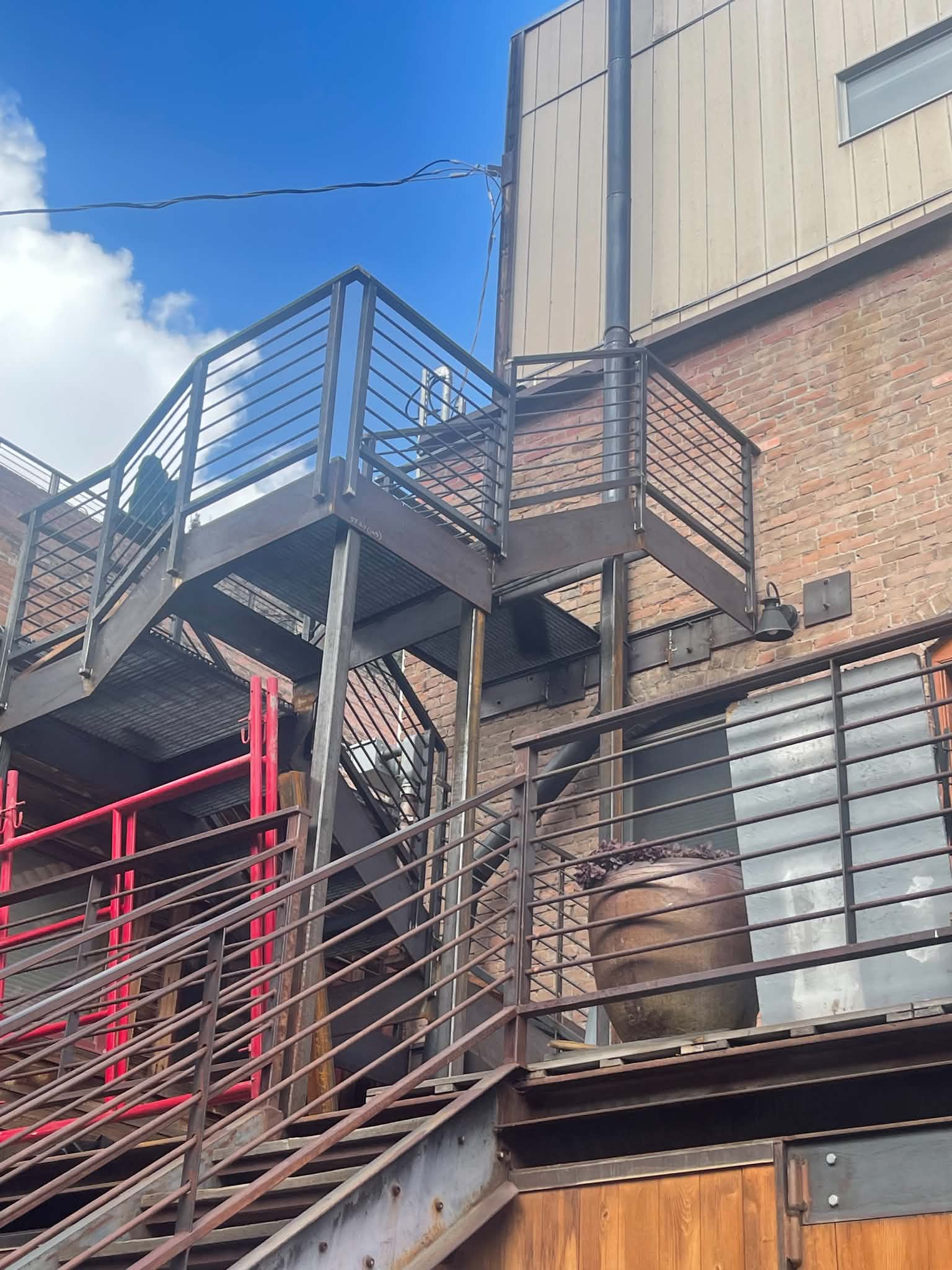 Exterior Stair & Railing by Montrose Metal Works
