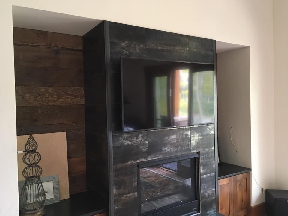 Custom Fireplace Metalwork by Montrose Metal Works