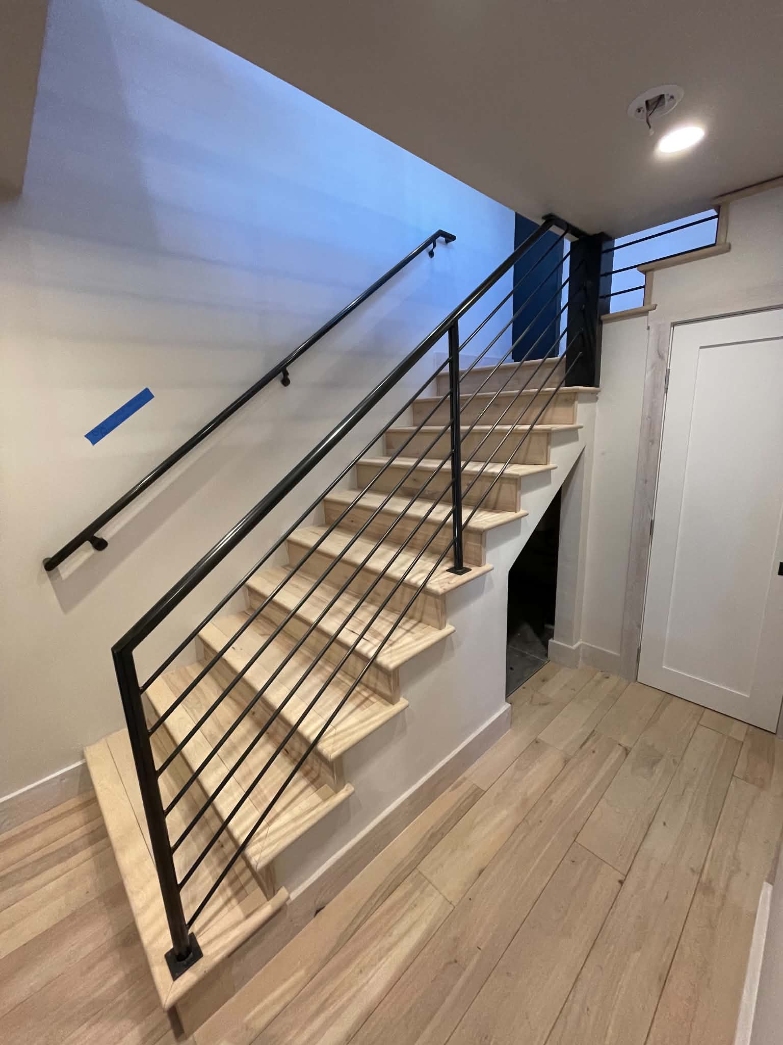 Modern Stair Railing by Montrose Metal Works